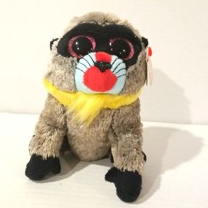 TY Beanie Boos WASABI the Baboon stuffed plush toy animal babies monkey